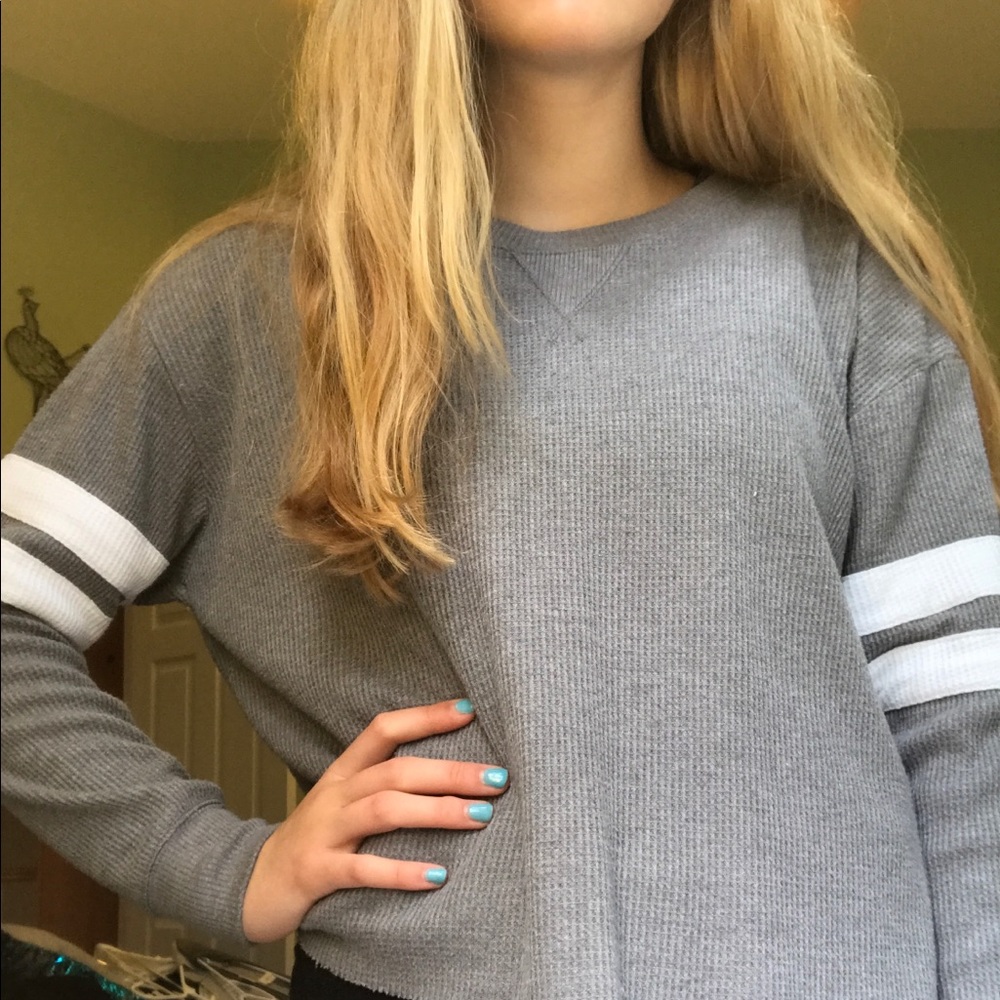 Gray Hollister slouchy shirt